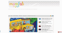 Desktop Screenshot of momfabfun.com